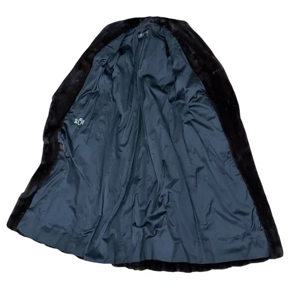 Vintage BILL BLASS for EVANSFURS at LAZARUS Full Length Mink Coat Womens Large? - Picture 7 of 12